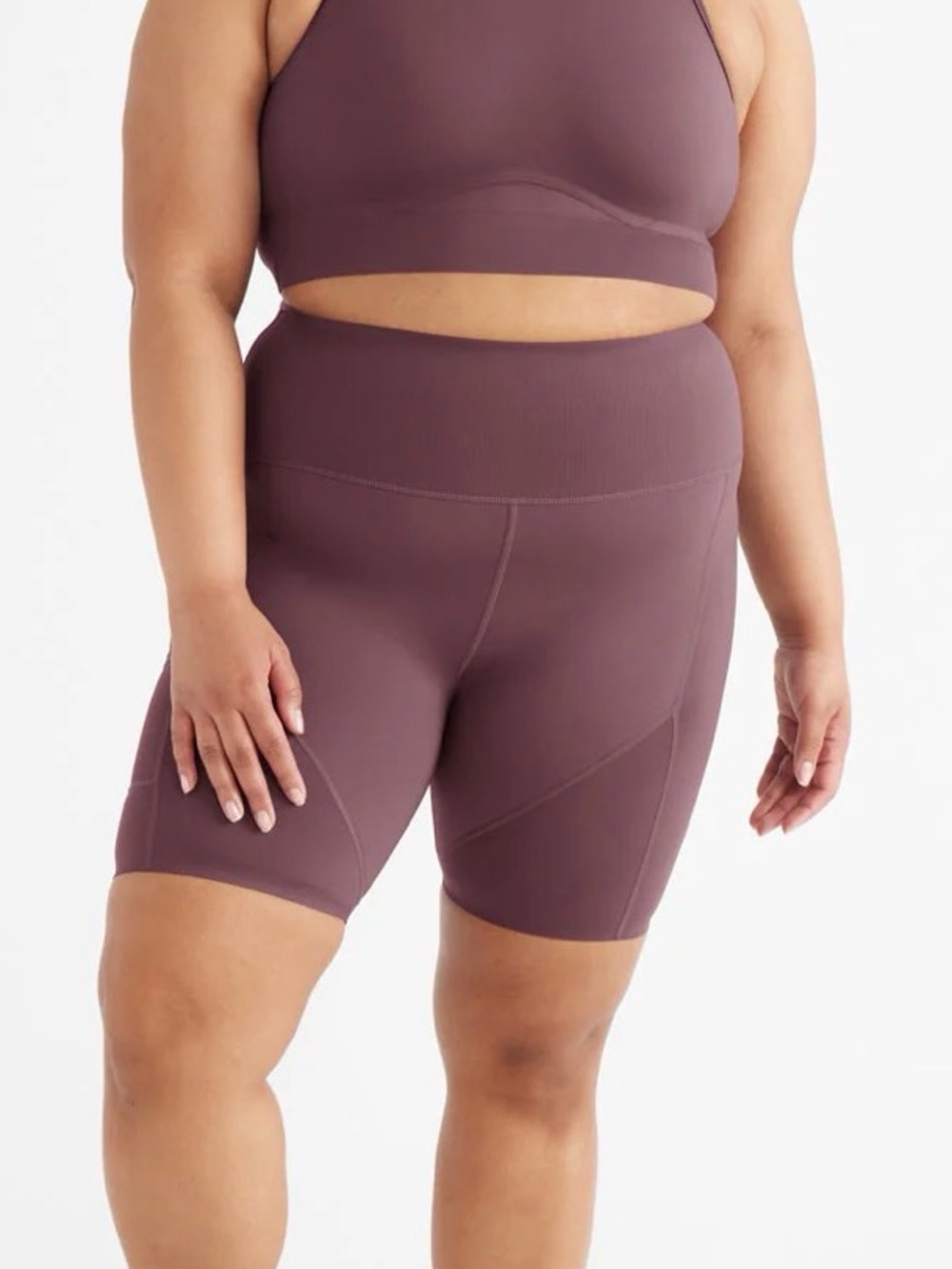 knix Leak-strong Leakproof High-Rise Mauve Bike Shorts size medium